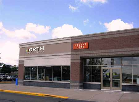 Exterior view of North Memorial Health Clinic – Brooklyn Center