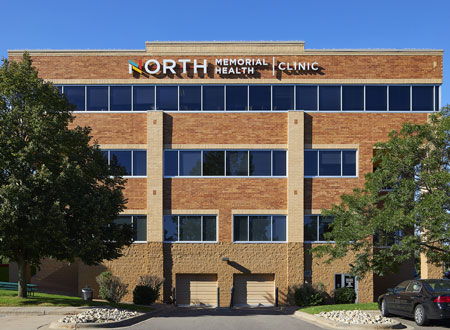 Exterior view of North Memorial Health Clinic – Golden Valley