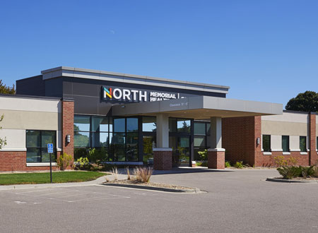 Exterior view of North Memorial Health Clinic – New Hope