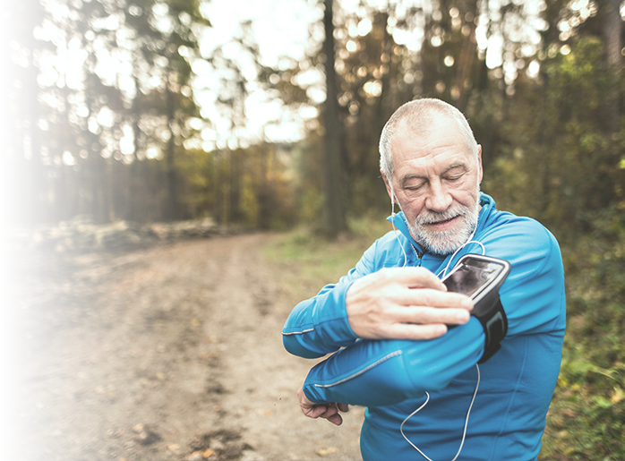 Man exercising