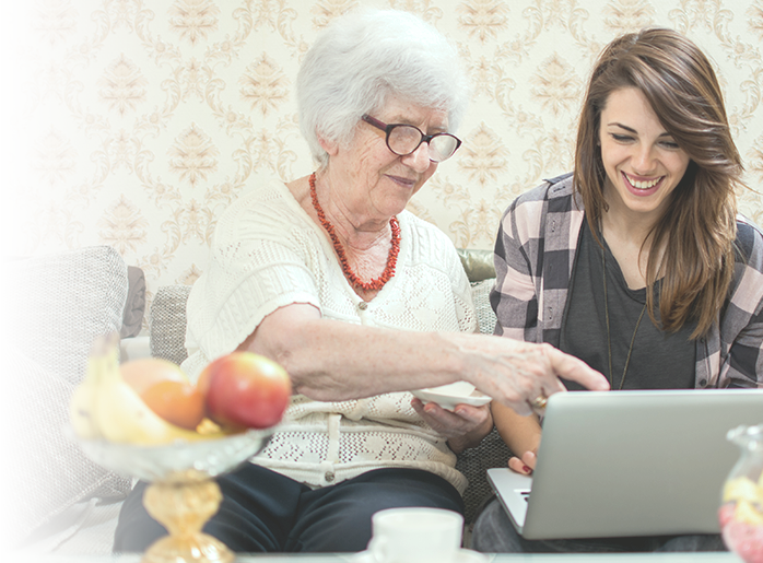 Woman going through speech therapy