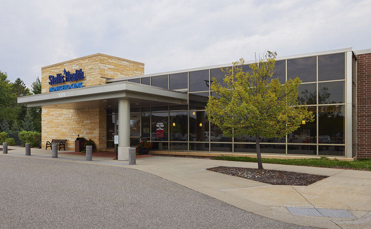 clinic entrance and exterior