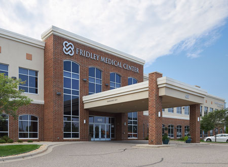 Exterior view of North Memorial Health Clinic – Fridley