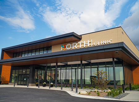 Exterior view of North Memorial Health Clinic – Blaine
