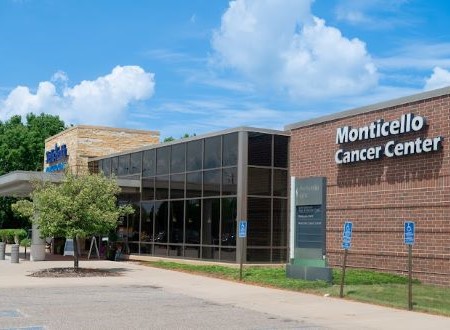 Exterior view of Monticello Cancer Center