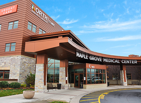 Exterior view of North Memorial Health Clinic – Maple Grove